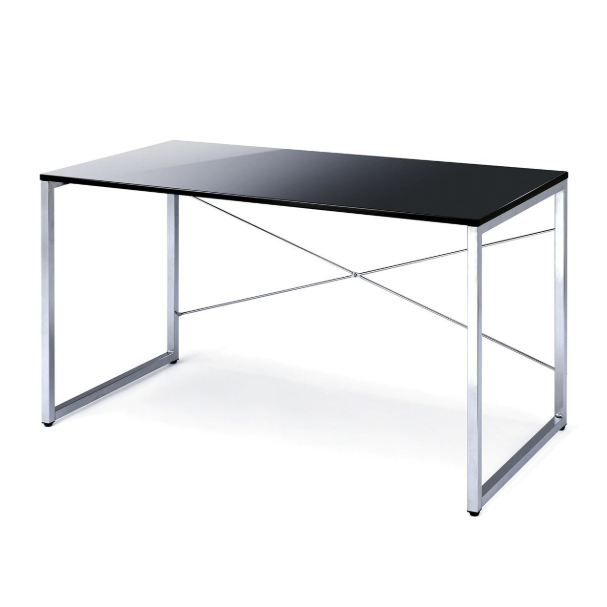 サンワダイレクト パソコンデスク 120cm 100-DESK039BK