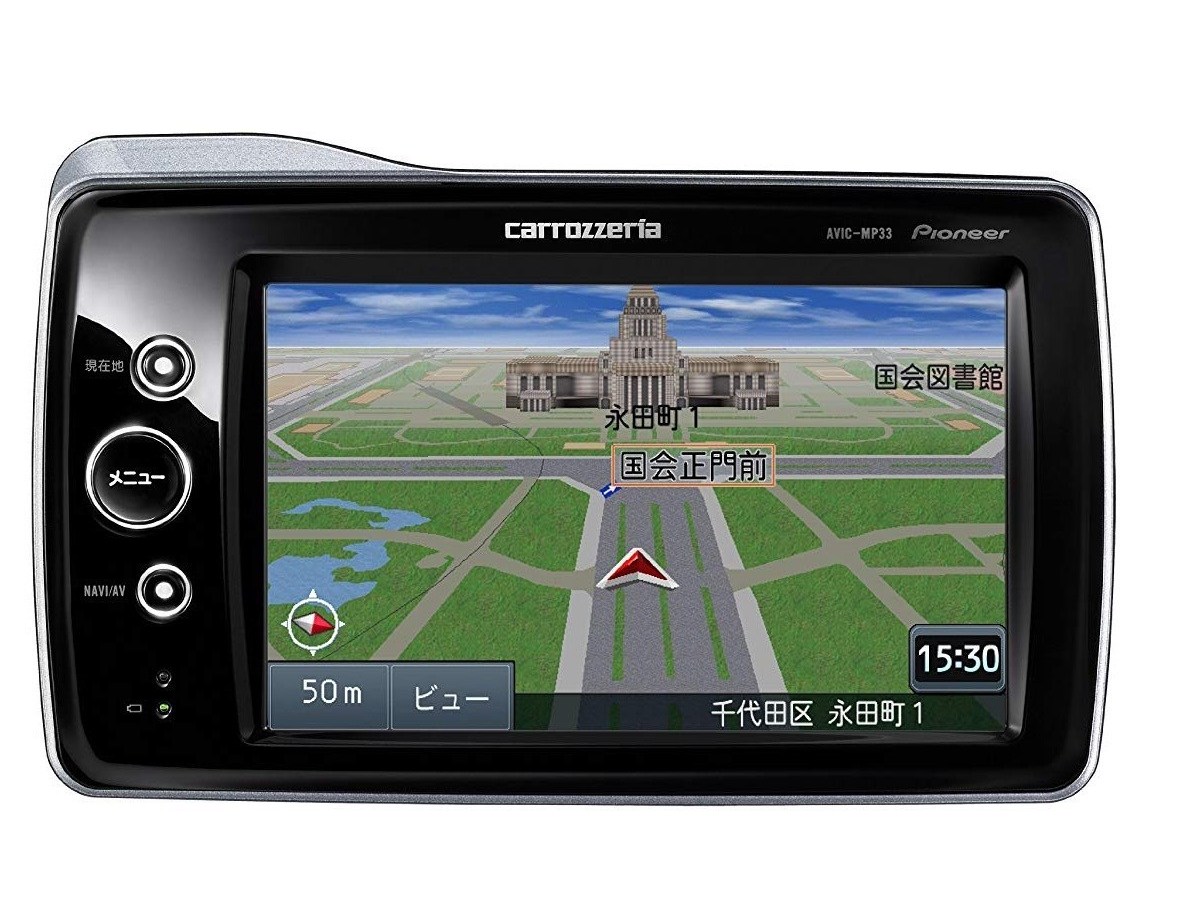 Pioneer carrozzeria ポータブルメモリーカーナビ AVIC-MP33II