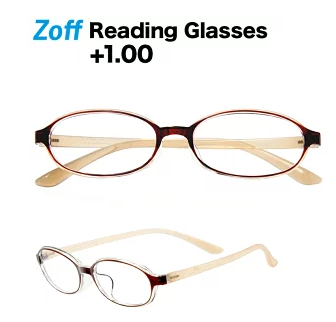 Zoff Reading Glasses 老眼鏡 ZT191R04_10R1 ブラウン