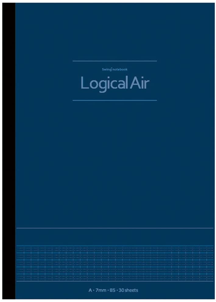 ナカバヤシ ロジカルエアー軽量ノート ダークブルー ノ-A405A-DB