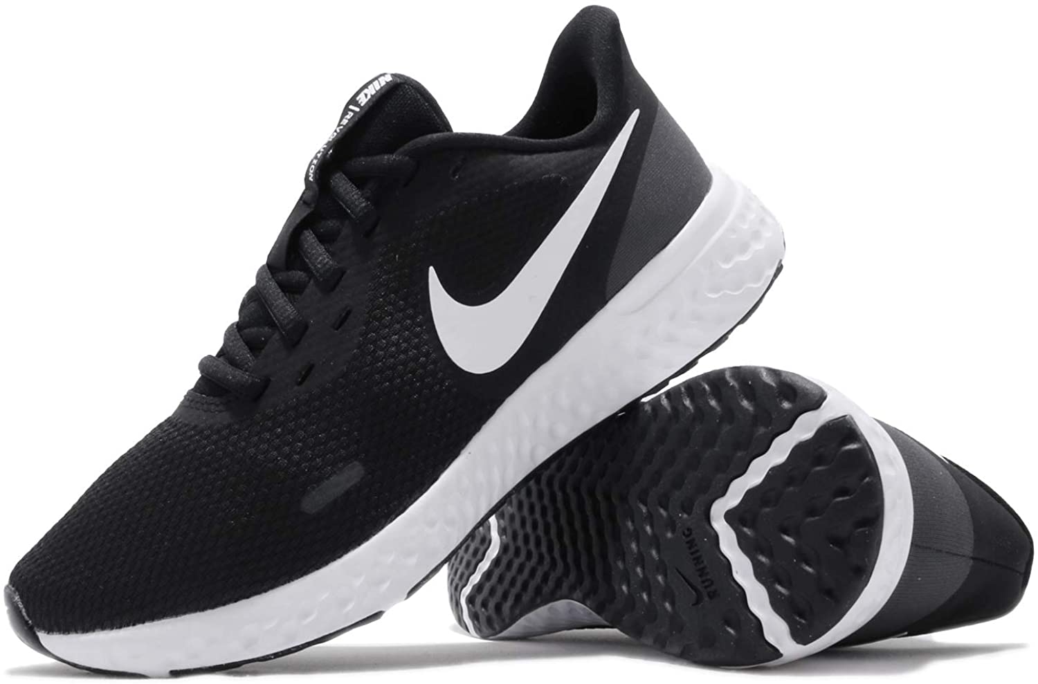 NIKE ランニングシューズ ウィメンズ レボリューション 5 BQ3207-002 BLACK/WHITE-ANTHRACITE