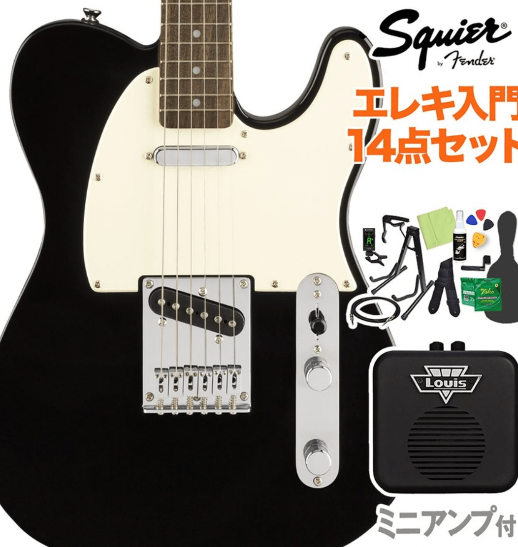 Squier by Fender エレキギター SQ BULLET TELE LRL BLK 0151000290929