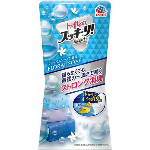 アース製薬 トイレのスッキーリ！Sukki-ri！ フローラルソープの香り（400ml）