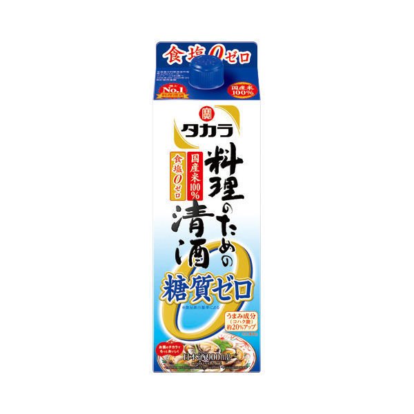 タカラ 料理のための清酒 （糖質ゼロ） 4904670147262