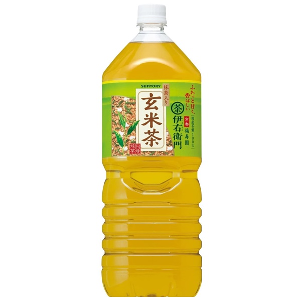 サントリー 伊右衛門 抹茶入り玄米茶 2L×12本