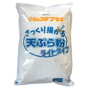 ジェフダプラス さっくり揚がる天ぷら粉 ライトタイプ 1kg