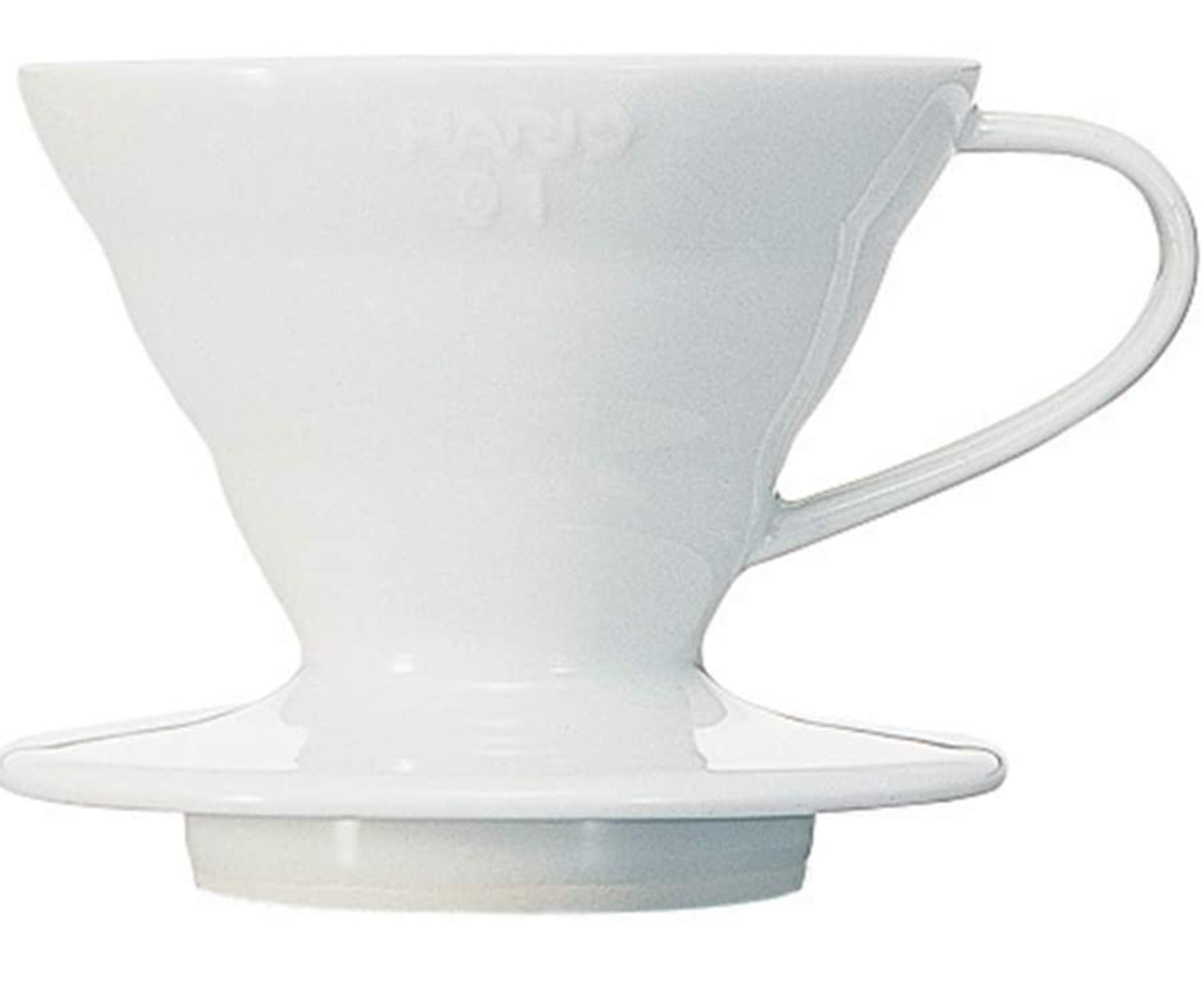 ハリオ V60透過ドリッパー01セラミック 1~2杯用 ホワイトVDC-01W