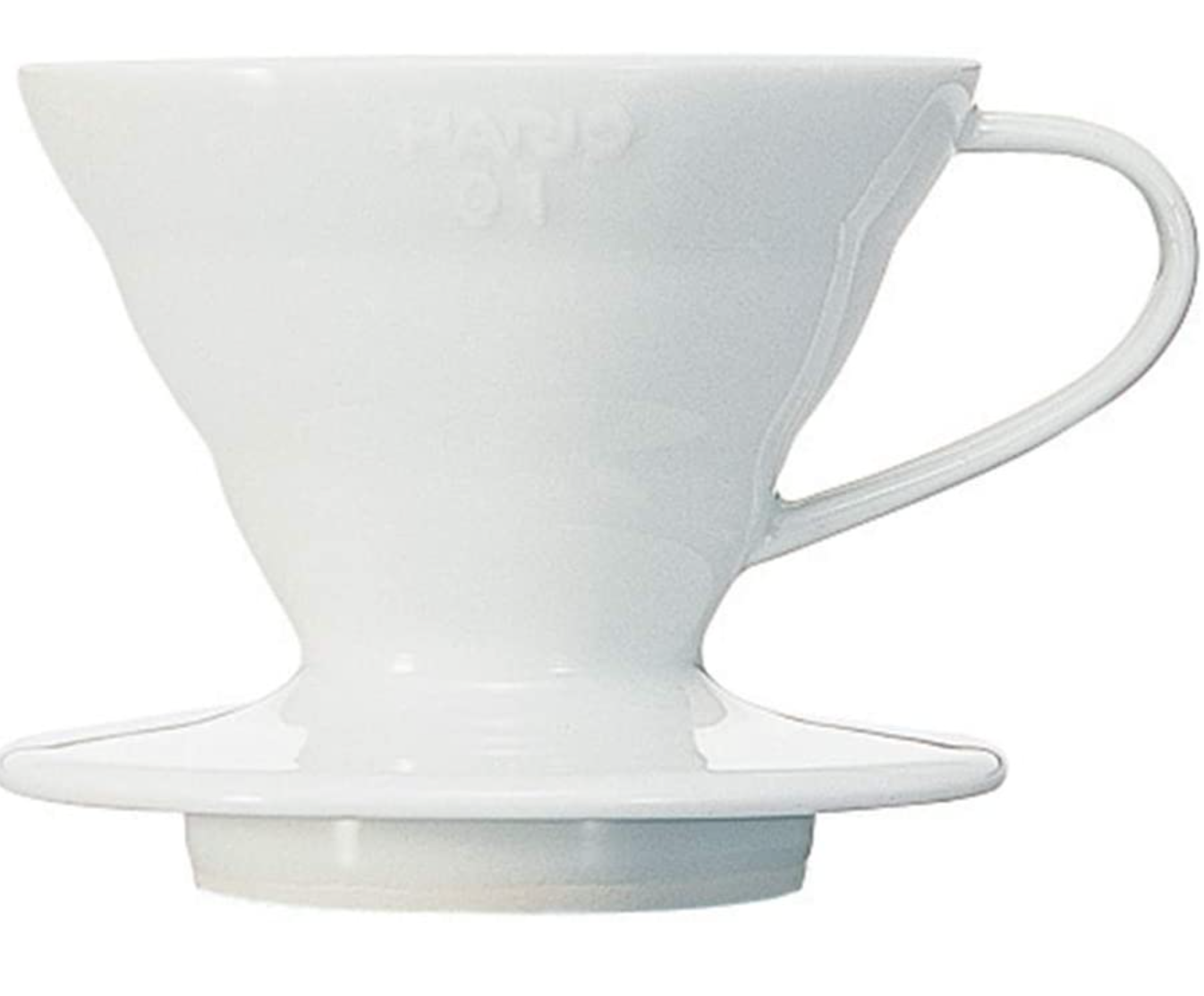 ハリオ V60透過ドリッパー01セラミック 1～2杯用 ホワイトVDC-01W