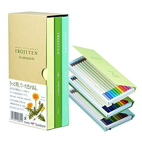 トンボ鉛筆 色辞典（IROJITEN） 第一集 30色 CI-RTA