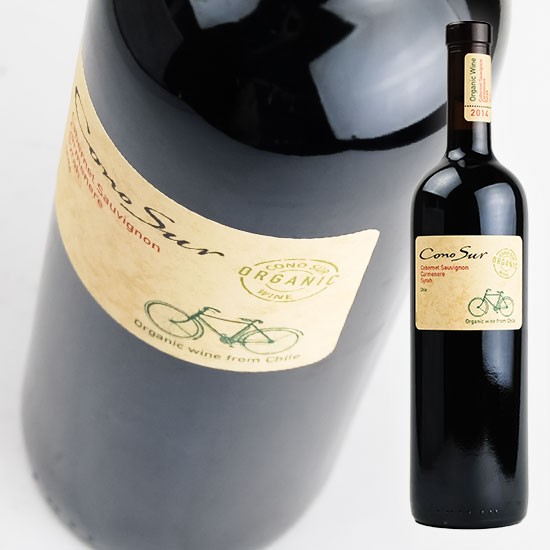 Cono Sur（コノスル） Organic Cabernet Sauvignon & Carmenere & Syrah（オーガニック カベルネ ソーヴィニヨン＆カルメネール＆シラー）