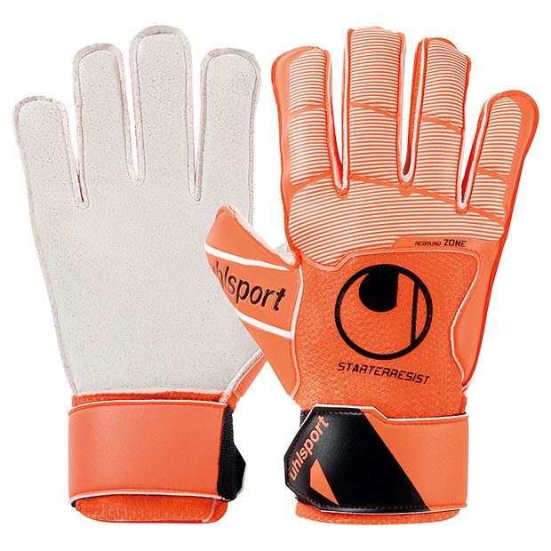 uhlsport（ウールシュポルト） スターターレジスト フローオレンジ×ブラック 1011228-01