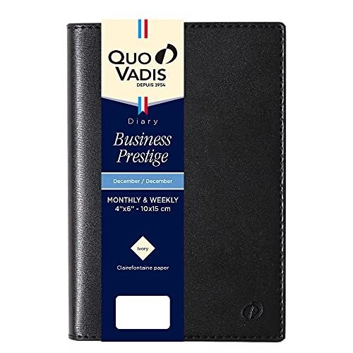 QUOVADIS（クオバディス） 週間バーチカル A6変型 ソーホー ブラック qv28505bk