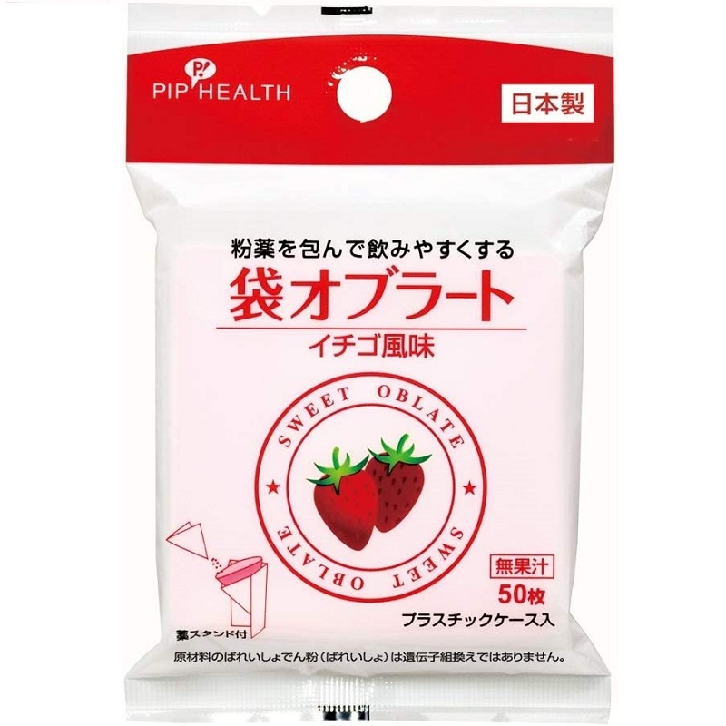 ピップヘルス 袋オブラート イチゴ風味 50枚入り 450584731