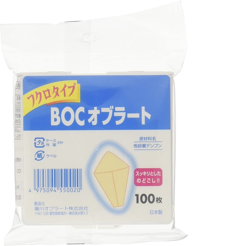 瀧川オブラート BOC オブラート フクロタイプ 100枚 4975094550020