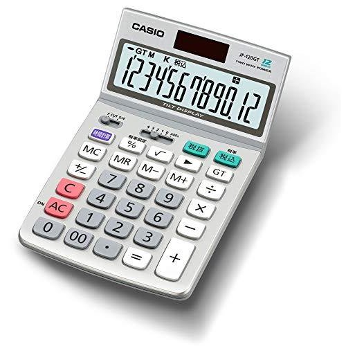 カシオ（CASIO ） グリーン購入法適合電卓 12桁 ジャストタイプ JF-120GT-N