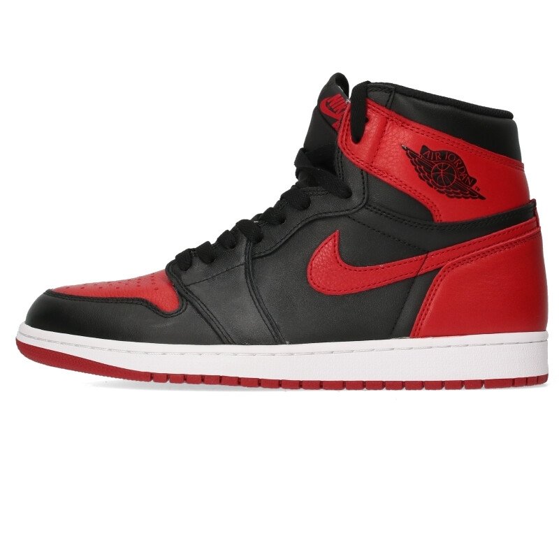 NIKE AIR JORDAN 1 RETRO HIGH OG BRED black/v.red-