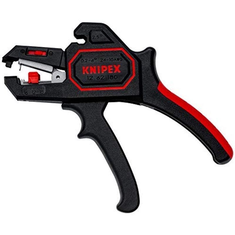 KNIPEX（クニペックス） 1262-180 自動ワイヤーストリッパー 0.2-6.0（SB）