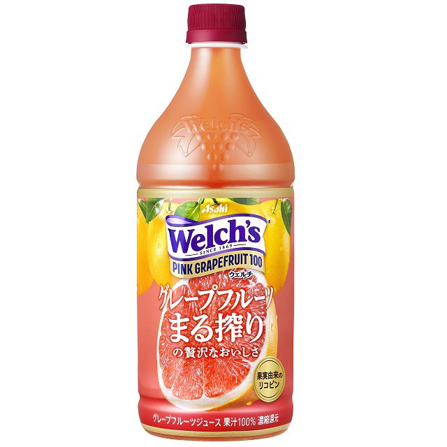 アサヒ飲料 ウェルチピンクグレープフルーツ100