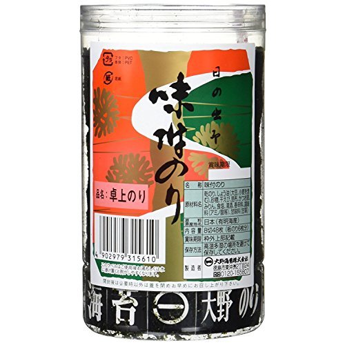 大野海苔 味付け卓上のり