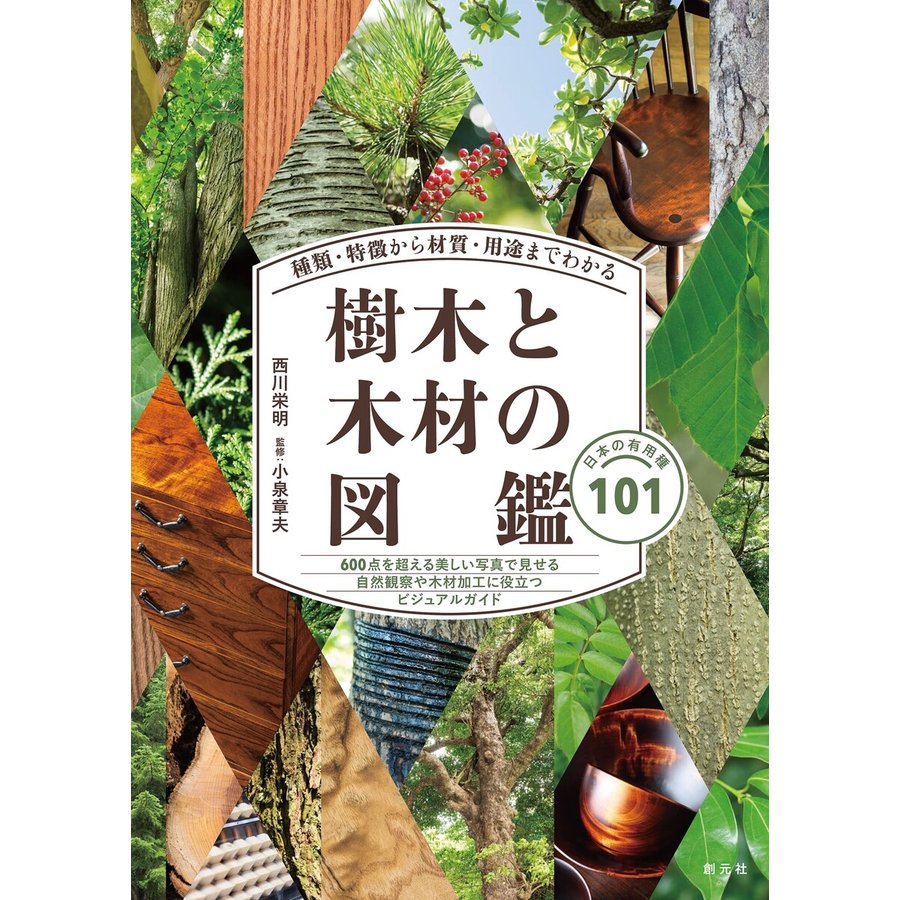 創元社 種類・特徴から材質・用途までわかる樹木と木材の図鑑