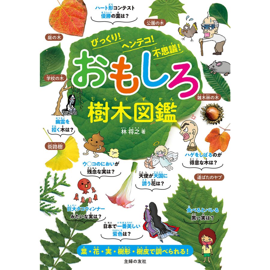 主婦の友社 おもしろ樹木図鑑 びっくり! ヘンテコ! 不思議!