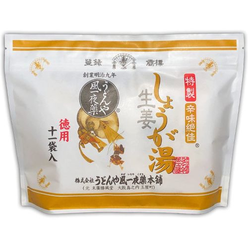 うどんや風一夜薬 しょうが湯 辛味絶佳 徳用(11袋入)