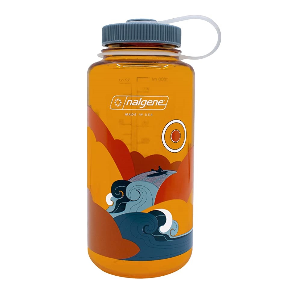 NALGENE（ナルゲン）広口1.0L Tritan（トライタン） Retro Print クレメンタイン