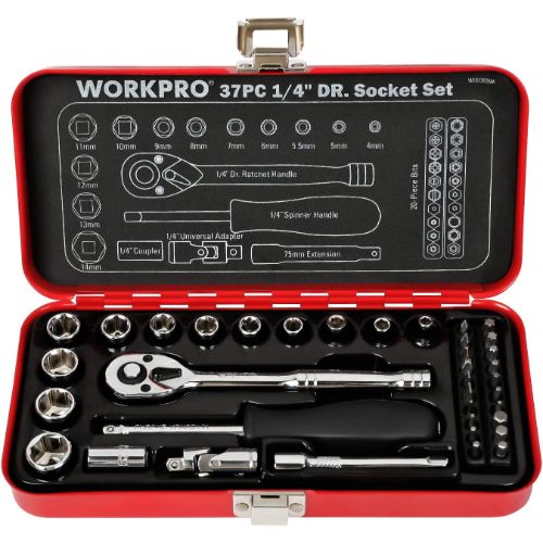 WORKPRO（ワークプロ） ソケットレンチセット 1/4インチ