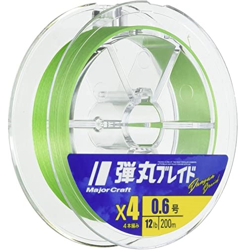 メジャークラフト ルアー釣り用PEライン 弾丸ブレイド X8 150m 1号/20lb グリーン
