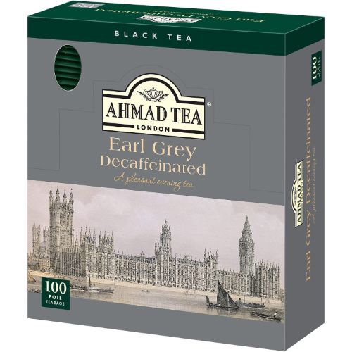 AHMAD TEA（アーマッドティー） デカフェ アールグレイ ティーバッグ 100袋入り